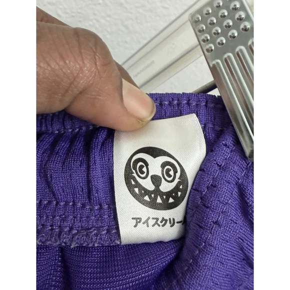 Ice Cream Pineapple Shorts Prism Violet BBC Drawstring Pockets Men’s M - Picture 6 of 15